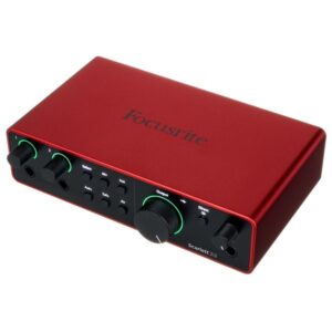 Focusrite SCARLETT 2i2 4. generácia - zvuková karta, nahrávacie štúdio